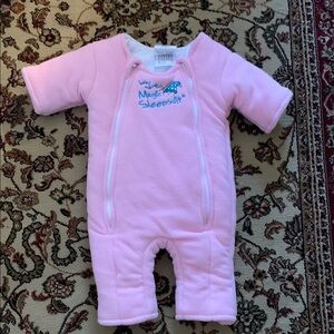 Baby Merlin Magic Sleepsuit - Pink